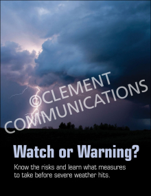 Watch or Warning Poster