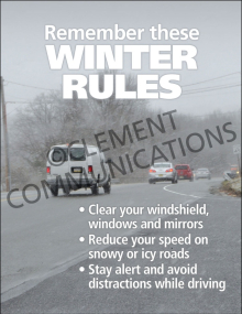 Remember These Winter Rules - Poster