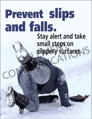 Prevent Winter Slips and Falls - Poster