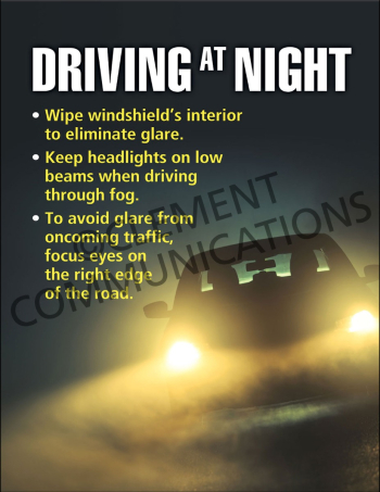 Driving at Night - Poster