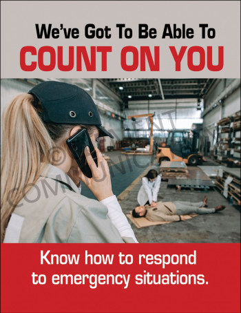 Emergency Preparedness – Count On You – Posters